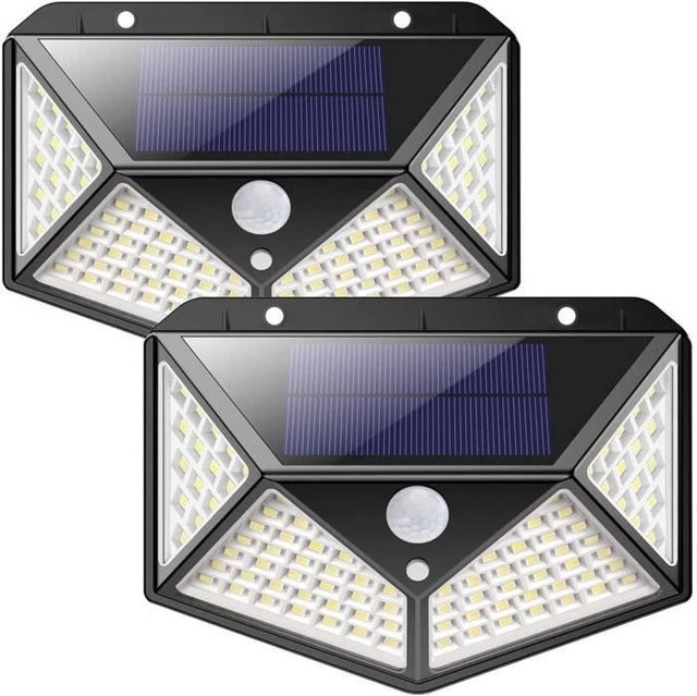 STEL ORA Solarstrahler 309 mit 100 LED, Bewegungsmelder und 270° Schwenkbereich, weiß - Bild 1