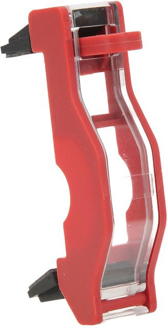 TOMTOP Verteilungsschutzabdeckung 1P Transparente isolierte Schutzschalterabdeckung in Rot - Bild 1