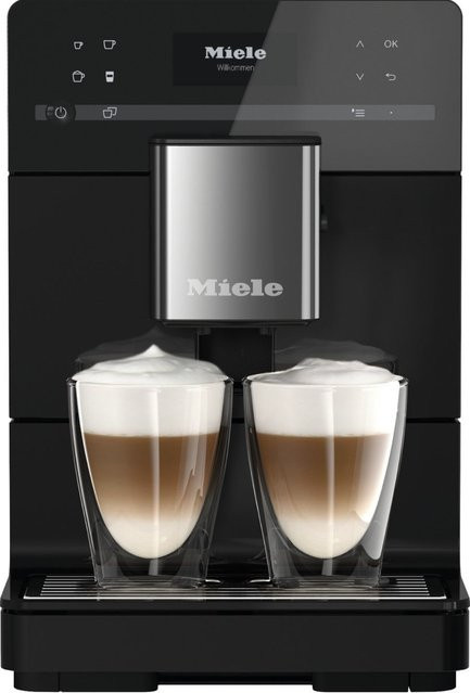Miele CM 5310 Silence Kaffee-Vollautomat in Schwarz mit integriertem Stahl-Kegel-Mahlwerk und 1,3 l Wassertank - Bild 1