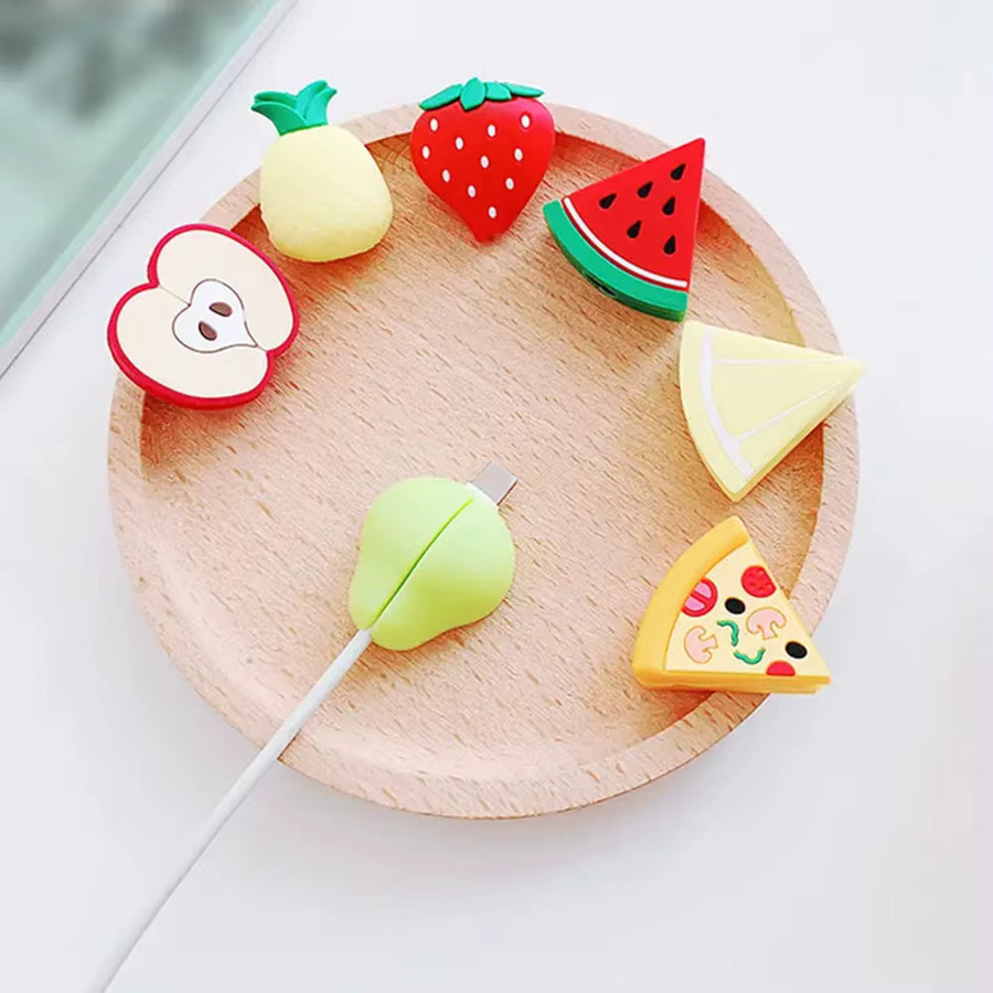 Caynes Obst-USB-C-Kabelschutz in Multicolour für iPhone und Samsung - Bild 2