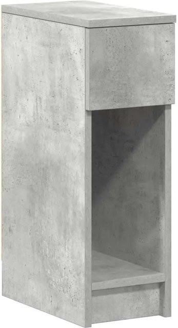 vidaXL Nachttisch mit Schublade in Betongrau, B/T/H: 20 x 36 x 60 cm - Bild 1