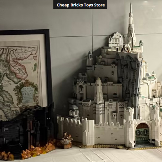 Hot Toys Die Hauptstadt Minas Tirith, Bausteine, 8278 Teile - Bild 1