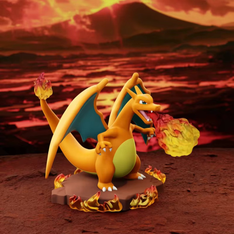 Pokémon Decisive Battle Series Charizard Venusaur Blastoise Lapras, Actionfiguren, PVC-Statue - Bild 3