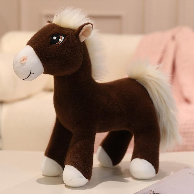 Große Augen Pferd Plüschtier, Kuscheltier, 20cm, ab 14 Jahre - Bild 1