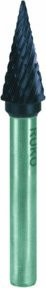 RUKO Hartmetall Frässtift TiCN Form M Spitzkegel SKM Durchmesser: 16,0 mm, Länge: min. 65 mm - Bild 1