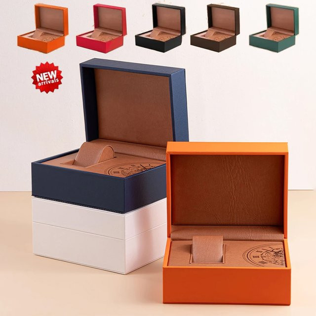 Uhrenbox PU-Leder, quadratisch, Unisex - Bild 1