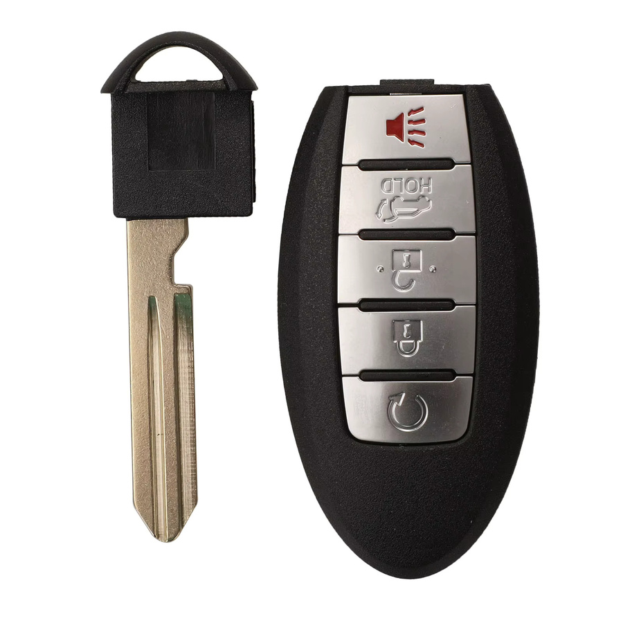 Jingyuqin Smart Car Key Case Shell für Nissan und Infiniti in Schwarz - Bild 4