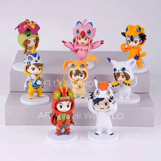 Yiran toy 1 Digimon Actionfigur 8-teiliges Set bunt - Bild 1