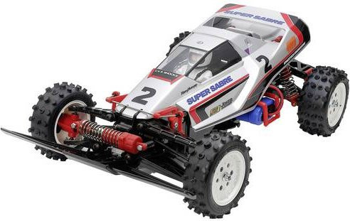 Tamiya Super Sabre 1:10 RC Modellauto Elektro Buggy Allradantrieb 4WD Bausatz - Bild 1