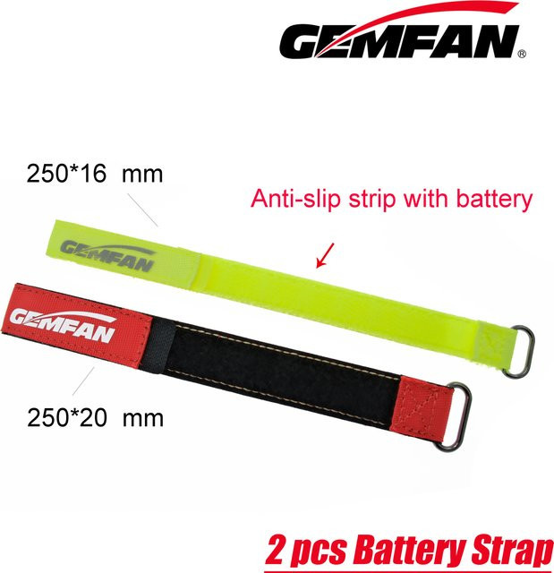 GEMFAN Batterie Strap, 2-teiliges Set, Grün - Bild 1