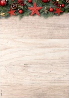 Sigel Motivpapier Chalet Style in Beige und Multicolour, DIN A4, 90 g/m², 100 Blatt, FSC-Mix - Bild 1