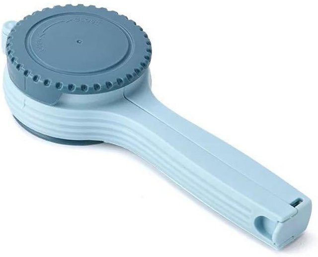 CosyHome Lebensmittelverschlussclip aus ABS mit Ausgießer und Kappe, leakproof, Rosa und Blau - Bild 1