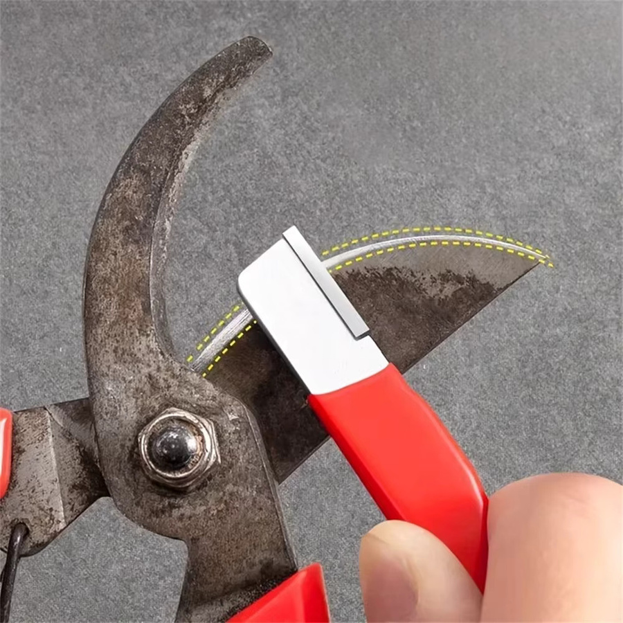 Professioneller Messer- und Scherenschärfer in Rot für Küchenmesser und Gartenscheren - Bild 2