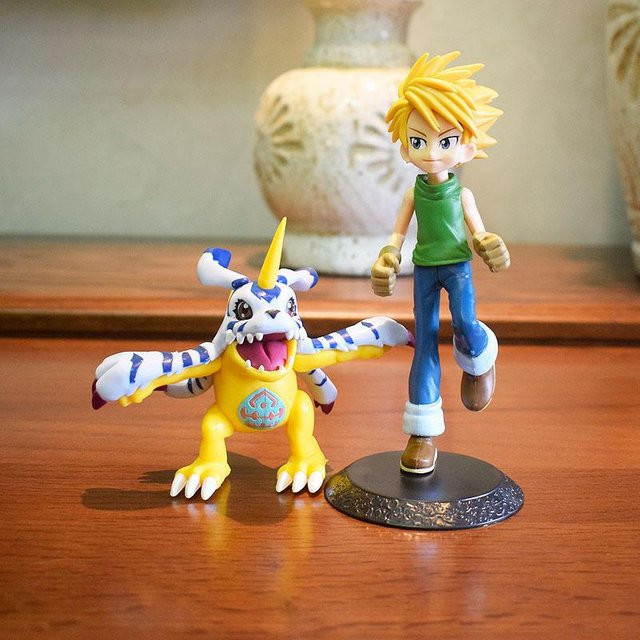 Yiran toy 1 Digimon Adventure Actionfigur Anime Agumon Gabumon Patamon Gatomon - Bild 1