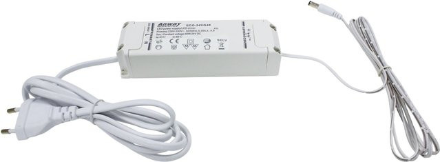kalb Lineara Flachnetzteil 40W 24VDC in Weiß mit Anschlusskabeln - Bild 1