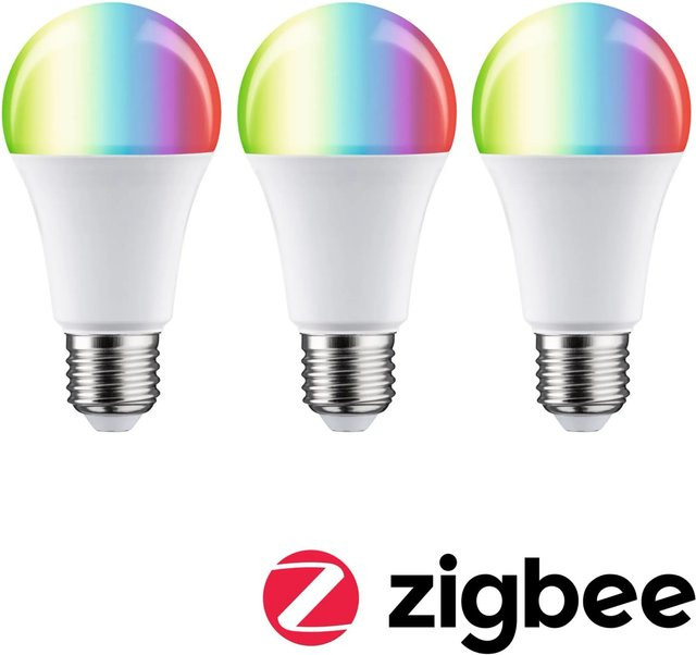 Paulmann Home LED-Leuchtmittel E27 RGBW ZigBee dimmbar Multicolor Glühlampenform - Bild 1