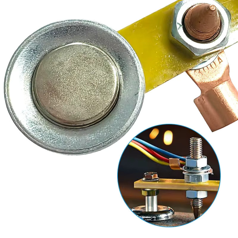 Elektromagnetischer Schweißhalter mit Einzelkopf und Drahtschwanz aus Stahl für Reparatur und Schweißarbeiten - Bild 3