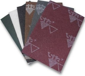 Sia Schleifstreifen siafleece 6120 ohne Loch, Korn 6921, B: 15,2 cm, H: 22,9 cm - Bild 1