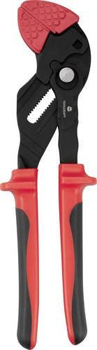 TOOLCRAFT Greifzange TO-9616524 mit glatten Greifbacken in Rot, Schlüsselweite metrisch 62,3 mm - Bild 1