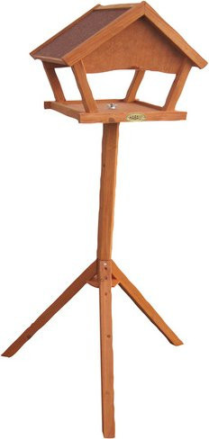 HABAU Vogelhaus Rotkehlchen in Braun aus Holz - Bild 1