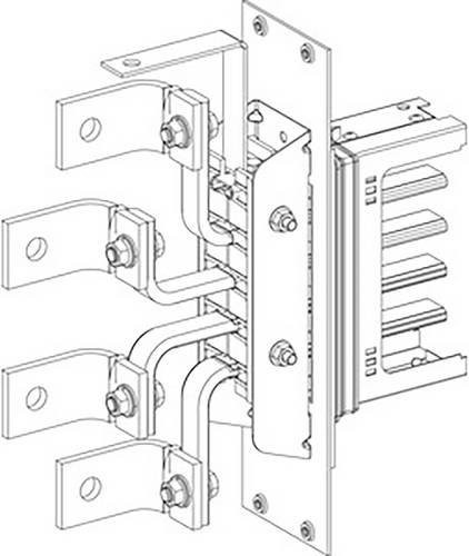 Schneider Electric KSA250AE4 KSA Schaltanlageneinspeisung 250A Kleinverteilerzubehör - Bild 1