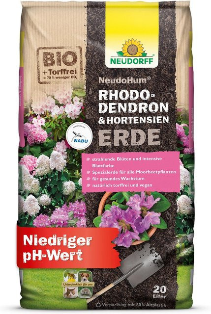 Neudorff NeudoHum Rhododendron- und Hortensienerde, torffrei, 20 l - Bild 1