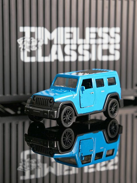 Linyi toy car Wrangler Diecast SUV, 1:32, Blau, Metall, ab 14 Jahren - Bild 1