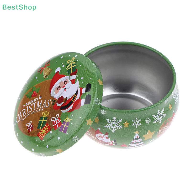 HNKMP Weihnachtsdose aus Blech in Multicolour für Kekse, Süßigkeiten oder Kerzen mit Herz-Design - Bild 3