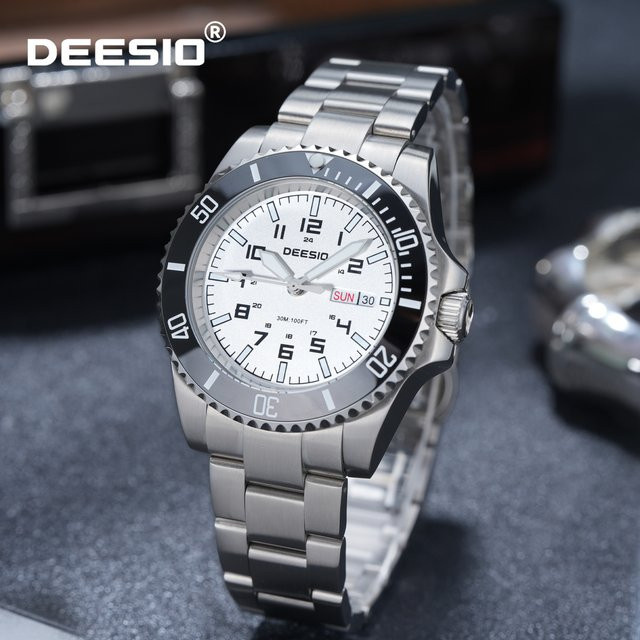 Deesio Armbanduhr, Automatik, Edelstahl, Saphirglas, Herren - Bild 1