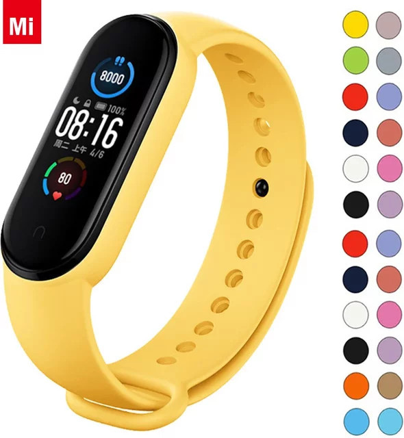 Uhrenarmband Xiaomi Mi Band 7, Silikon, Bunt, Unisex - Bild 1