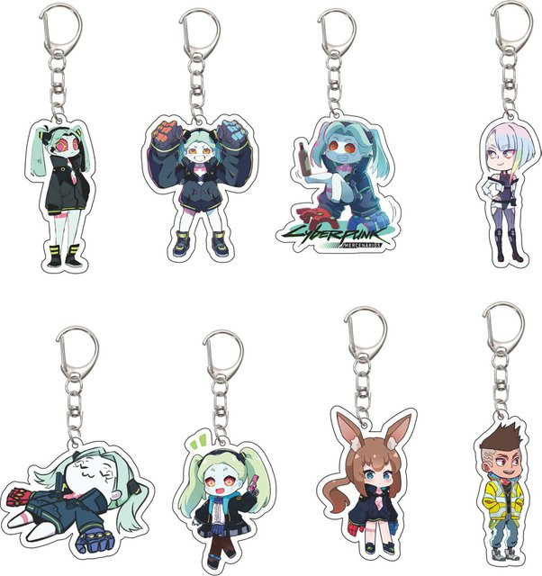 Bandai Schlüsselanhänger Anime Cyberpunk Edgerunners, Unisex, 55 mm - Bild 1