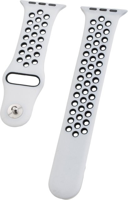 Peter Jäckel Uhrenarmband Silikon, Weiß, Unisex, für Apple Watch - Bild 1