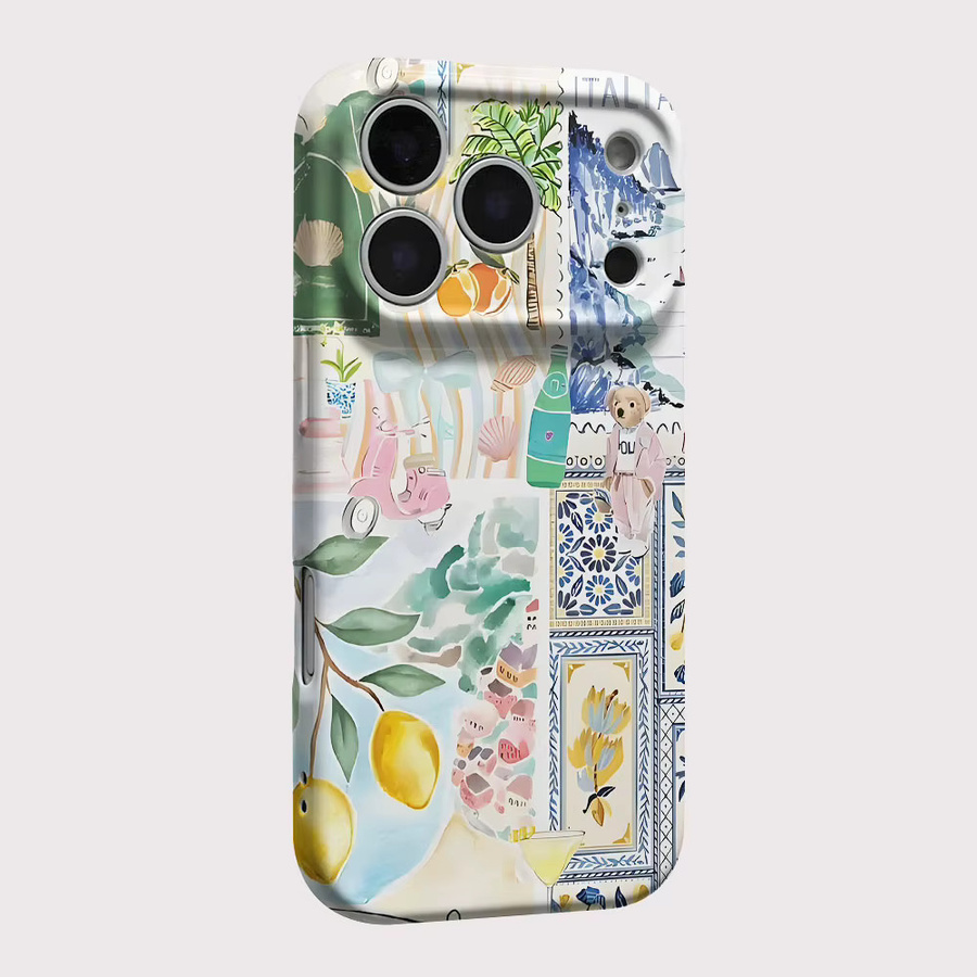 Glänzende Handyhülle aus hartem PC mit kreativem Muster für Google Pixel 7 7a 8 8a 9 9a Pro XL 5G in Multicolour - Bild 2