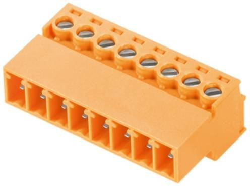 Weidmüller Stiftgehäuse-Kabel BC/SC in Orange, 50 Stück, Rastermaß: 3.81 mm - Bild 1
