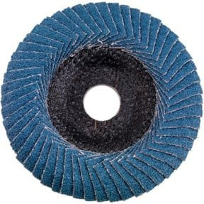 Metabo Lamellenschleifteller Convex für Winkelschleifer, Durchmesser: 125 mm, Körnung: 60, Farbe: Blau - Bild 1