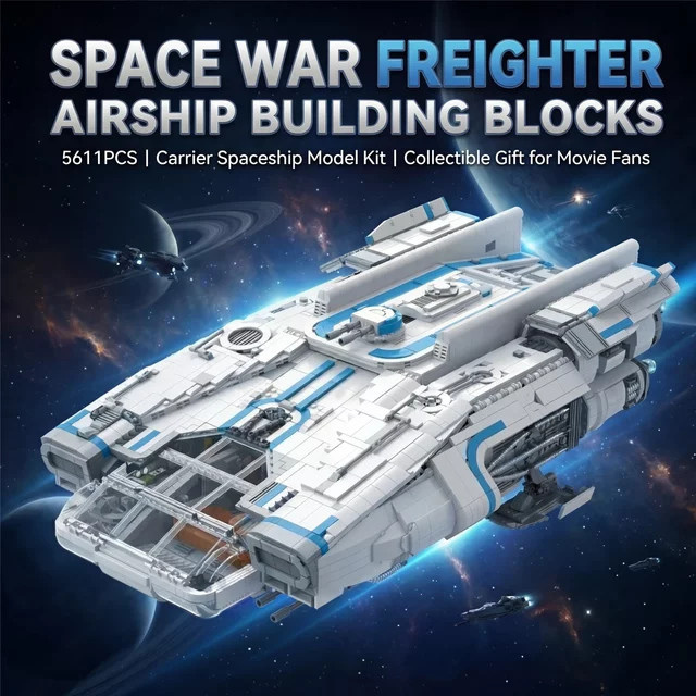 barweer Weltraum-Krieg Pathfinder Frachter Luftschiff, Bausatz, 5611 Teile, ab 14 Jahren - Bild 1