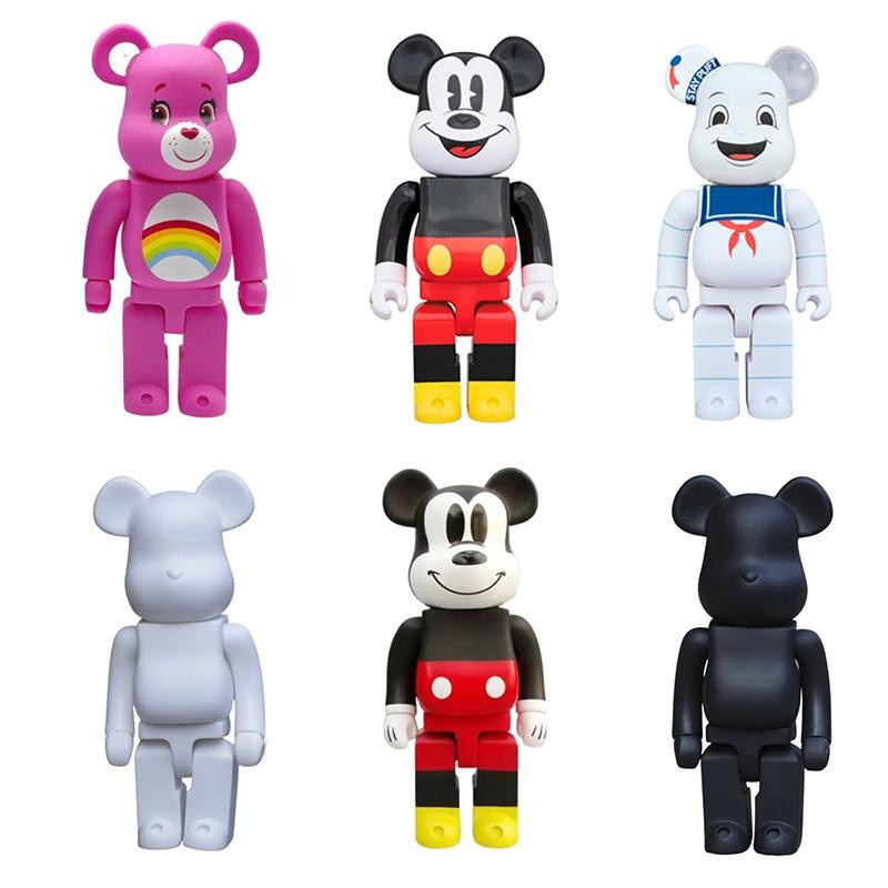 Bearbrick Mickey Bär Actionfigur White Pvc 12+ Jahre - Bild 2