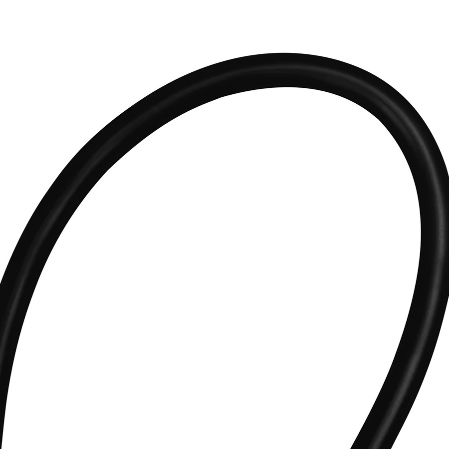 IRIN Gitarren Effektpedal Patch-Kabel mit 6,35 mm Anschluss, flache Stecker und Kupferkern in Schwarz - Bild 2
