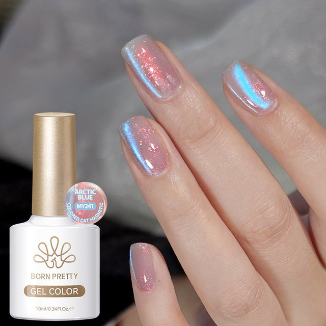 BORN PRETTY Magnetgel, blaues Glitzer, 10 ml - Bild 1