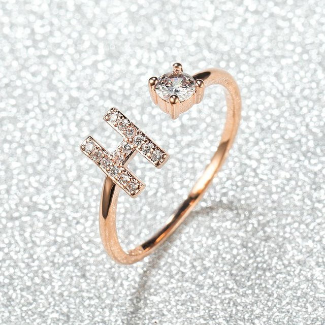 Bamos Ring, Kupfer, Roségold, Zirkonia, Damen - Bild 1