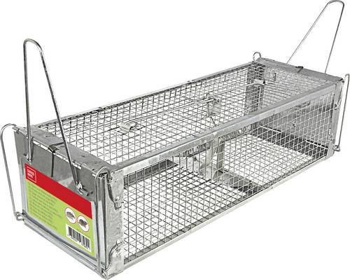 Swissinno Lebendfalle für Mäuse und Ratten aus Drahtgeflecht in Silber - Bild 1