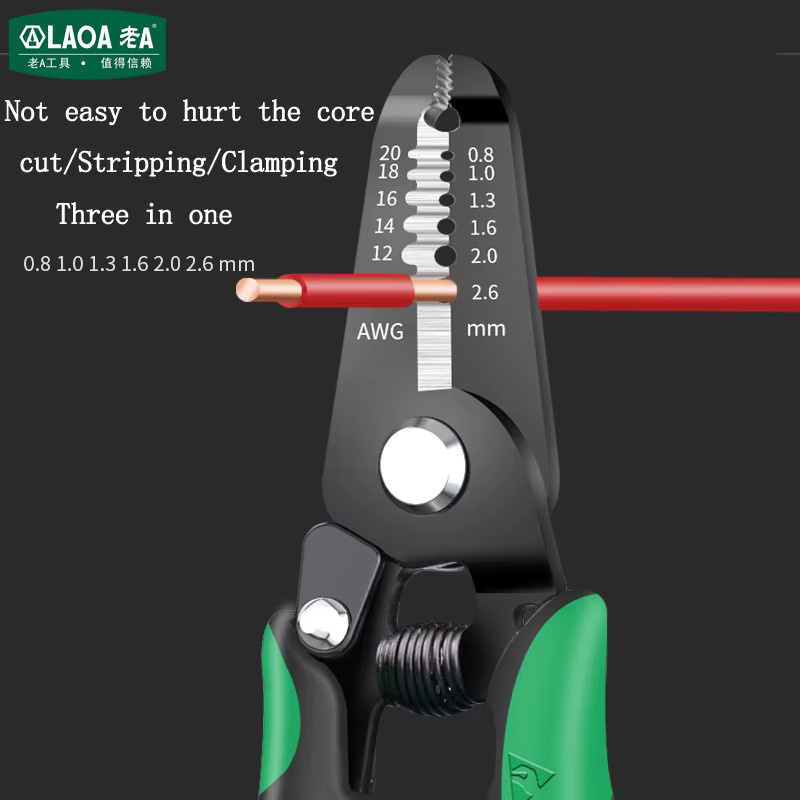 LAOA Industrielle Antistatische 3-in-1 Abisolierzange für die Elektriker-Wartung - Bild 3