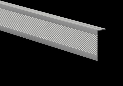 Mr. GARDENER Blendenwinkel aus Aluminium eloxiert in Silber, Breite: 2,3 cm, Länge: 200 cm - Bild 1