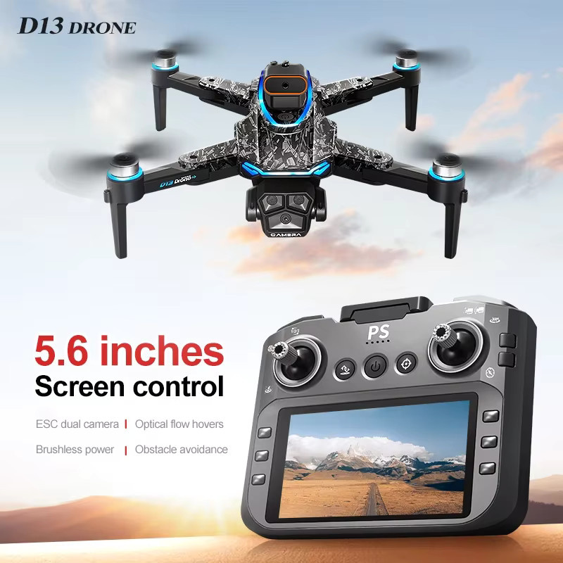 Xiaomi D13 GPS-Drohne in Schwarz mit 8K-Kamera, HD-Video, optischem Fluss und intelligenter Hindernisvermeidung, faltbarer Quadrocopter mit bürstenlosem Motor - Bild 6