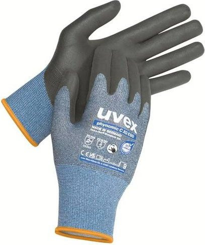 Uvex phynomic C XG ESD 6004812 Schnittschutzhandschuhe in Grau mit EN 388 und EN 511 Zertifizierung - Bild 1