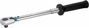 Hazet Drehmomentschlüssel 6121-1CT mit 1/2 Zoll Vierkant, Drehmomentbereich 20-120 Nm, Farbe Silber-Schwarz - Bild 1