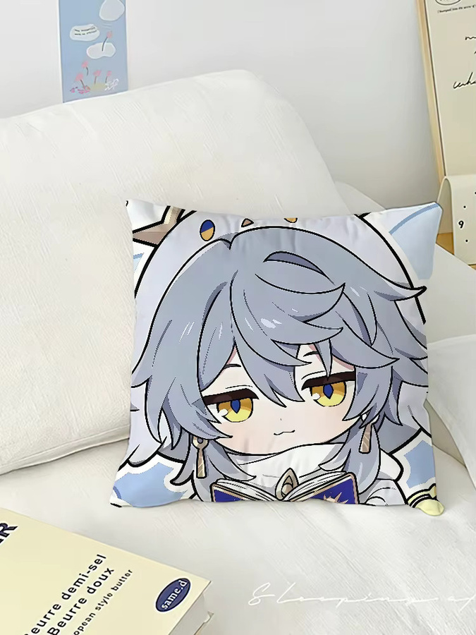 Sanrio Honkai Star Rail Chibi Kissenbezug Multicolor für Sofa und Wohnzimmer - Bild 6