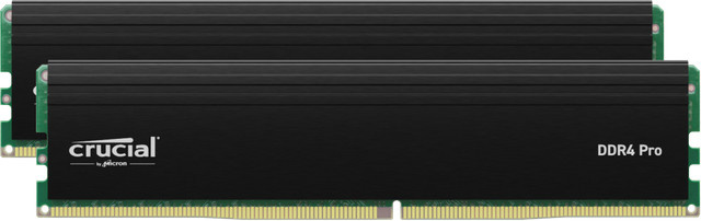 Crucial DDR4 Arbeitsspeicher Kit 64 GB bestehend aus 2 x 32 GB DIMM 288-Pin 3200 MHz CL22 Schwarz - Bild 1