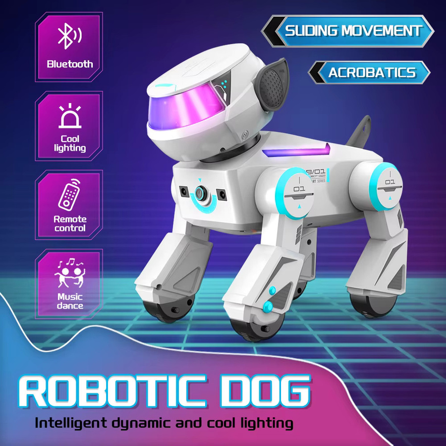 Kelaton Roboter-Hundespielzeug, Bluetooth-Musik, tanzender Stunt, elektronisches Roboter-Hundespielzeug - Bild 3