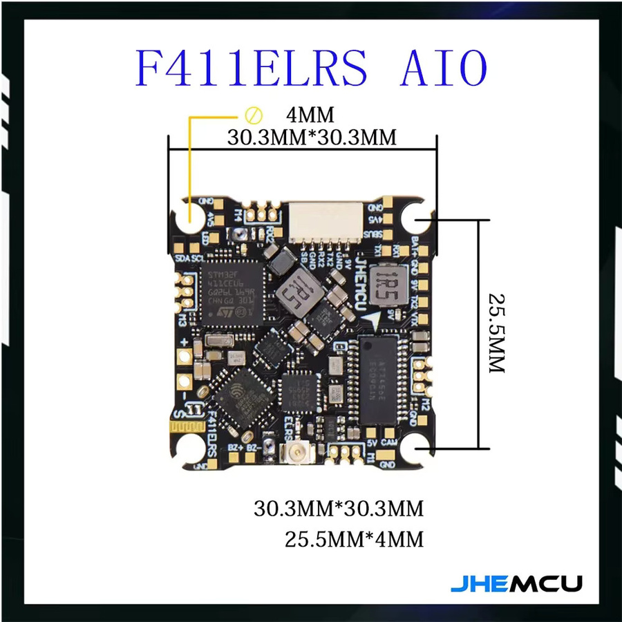 JHEMCU G474 ELRS AIO FC, ELRS 2,4G, black - Bild 2